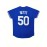 Letter And Number 50 Embroidery, Men'S Short Sleeve V-neck Baseball Jersey, Comfy Top For Training And Competition