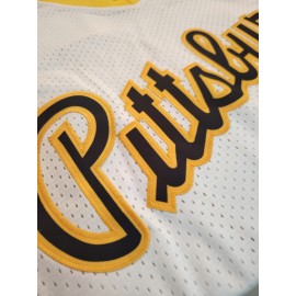 Men's Pittsburgh #21 Baseball Jersey - Retro V-Neck Breathable Short Sleeve Shirt, Loose Fit for Training, Competition & Casual Wear, All-Season Machine Washable Sportswear, Quality Sportswear