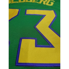 Classic Letter & Number 33 Embroidered Design, Men'S Breathable Baseball Jersey, Short Sleeve Shirt For Training And Competition