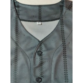 Men'S #31 Stripe City Edition Baseball Jersey, Classic Retro Letter Embroidery Design Breathable Short Sleeve T-Shirt For Training Competition