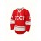 Men'S #24 Red Embroidered Ice Hockey Jersey, Polyester V-Neck Long Sleeve Sports Shirt, Slight Stretch Knit Fabric, Universal Fit, for Casual & Athletic Wear, Four Seasons