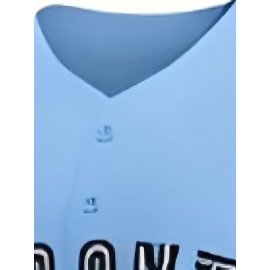 Men'S Baseball Jersey # 27 Blue Loose V-neck 100% Polyester Fiber Sportswear Suitable For Team Sports, Casual Wear, And Outdoor Activities S-3XL