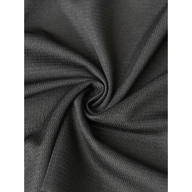 Men's Black #10 Baseball Jersey with Embroidered Letters & Numbers - Breathable V-Neck Loose Fit, Adjustable Button Closure, Machine Washable for Training, Games, Casual Wear (S-3XL)