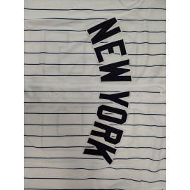 Men's Retro Baseball Jersey #2 - V-Neck Button-Up, Lightweight Polyester, Loose Fit for Team Sports & Casual Wear, Machine Washable, All-Season Comfort, Outdoor Activity Apparel, Sporty Vneck Style, Durable Sportswear