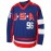 Men's #96 Blue & Red USA Hockey Jersey - V-Neck, Long Sleeve,, Lightweight Polyester Captain's Sweatshirt with Striped Accents for Team Sports, Casual Wear & More