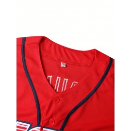 Men'S #47 USA Embroidered Baseball Jersey