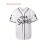 Men'S # 5 White Baseball Jersey With Polyester Fiber V-neck, Perfect For Sports Training And Casual Wear S-3XL