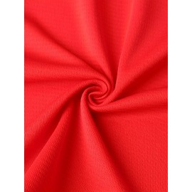 Men's American # 5 Red Baseball Sweatshirt S-3XL