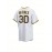 Men'S Pittsburgh #30 Baseball Jersey - White with Golden Lettering, V-Neck, Short Sleeve, Stretch Fabric, Perfect for Sports & Casual Wear, Everyday Baseball | Team Sports Jersey | Durable Fabri