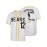 Letter And Number 12 Embroidery, Men's Short Sleeve V-neck Striped Baseball Jersey, Comfy Top for Training And Competition