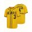 Men's Vintage Baseball Jersey #3 Yellow Stripes Retro CHICOS Lettering Breathable Polyester V-Neck Loose Fit Short Sleeve T-Shirt for Sports, Casual & Holiday Wear