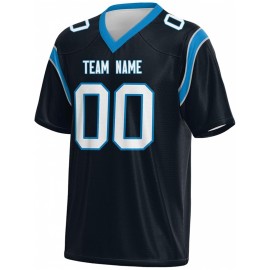 Custom Plus-Size Women's Football Jersey - Personalized Team Name & Number, Vibrant Teal V-Neck Summer Sportswear, Breathable Athletic Top for Sports Meetings, Travel Photo Shoots