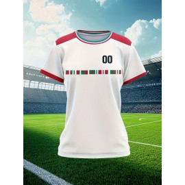 Customized large-sized football jerseys for women, personalized names and numbers, comfortable fit, soft fabric for outdoor sports