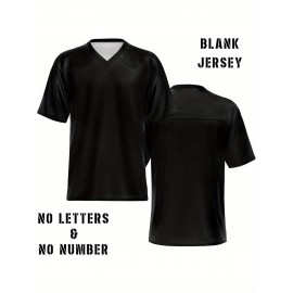 Women's Custom Football Jersey - Personalized Soccer-like sportswear, V-Neck Non-Stretch Tee, Team & Number Customization, Dark Green & Black Color Block for Football, Soccer, Casual Sports - Plus-Size Athletic Shirt, Comfortable Fit