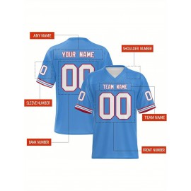 Women's Custom Football Jersey - Personalized Soccer-like sportswear, V-Neck Non-Stretch Tee, Team & Number Customization, Dark Green & Black Color Block for Football, Soccer, Casual Sports - Plus-Size Athletic Shirt, Comfortable Fit