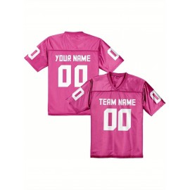 Custom Football Jersey Replica - Personalized Team Name& Number, Fan Gift Shirt for Women, Sizes 1XL-6XL, Ideal for Sports, Events& Casual Wear