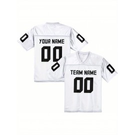 Custom Football Jersey Replica - Personalized Team Name& Number, Fan Gift Shirt for Women, Sizes 1XL-6XL, Ideal for Sports, Events& Casual Wear